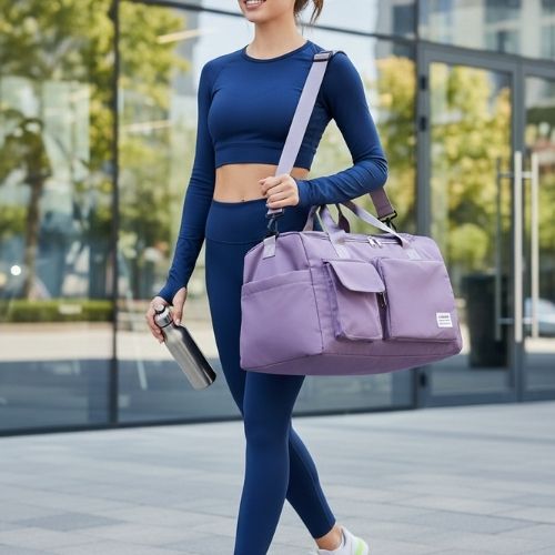 grand vanity souple femme mauve