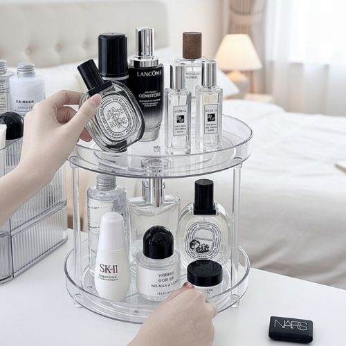 organisateur maquillage rotatif ranger chambre