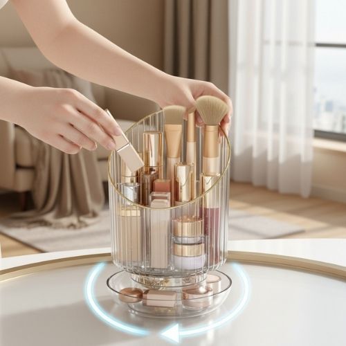 organisateur maquillage rotatif revolutionne votre quotidien