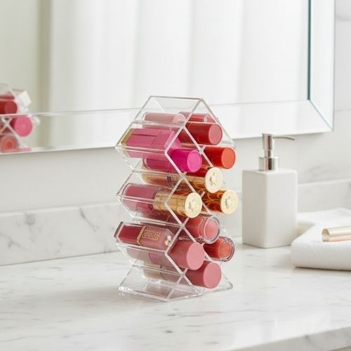 organiser maquillage transparent ideal