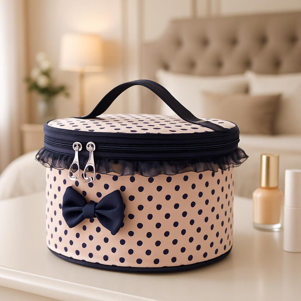 trousse de maquillage posee parfaitement