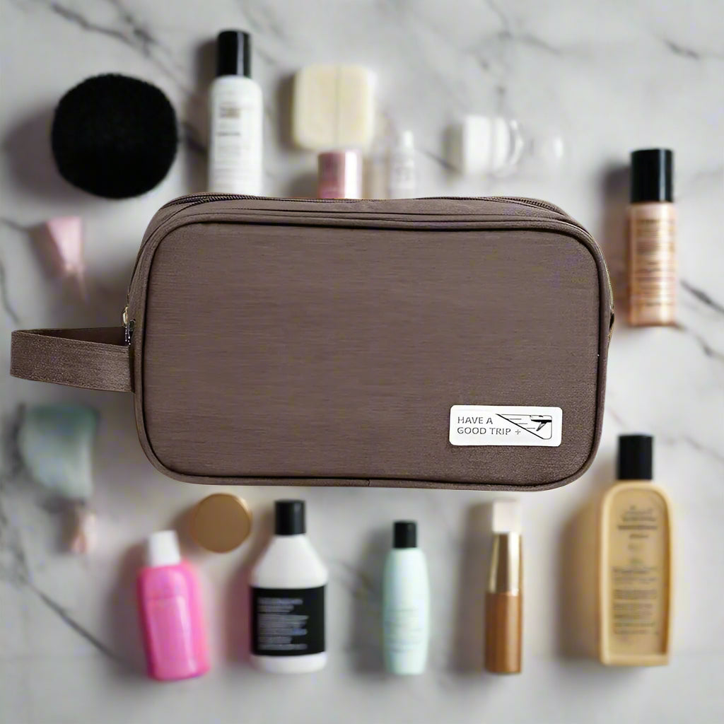 trousse de toilette de voyage etanche elegante
