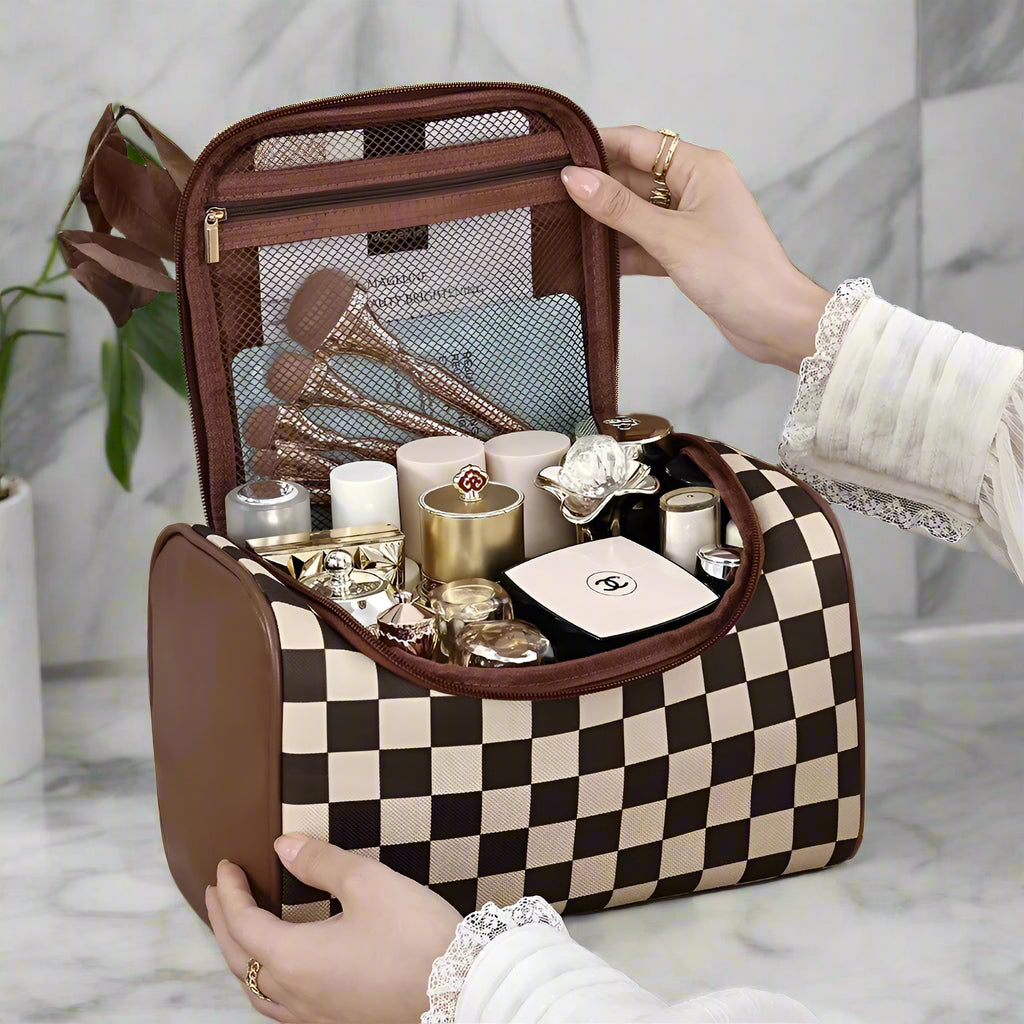 trousse de toilette de voyage simple pochette