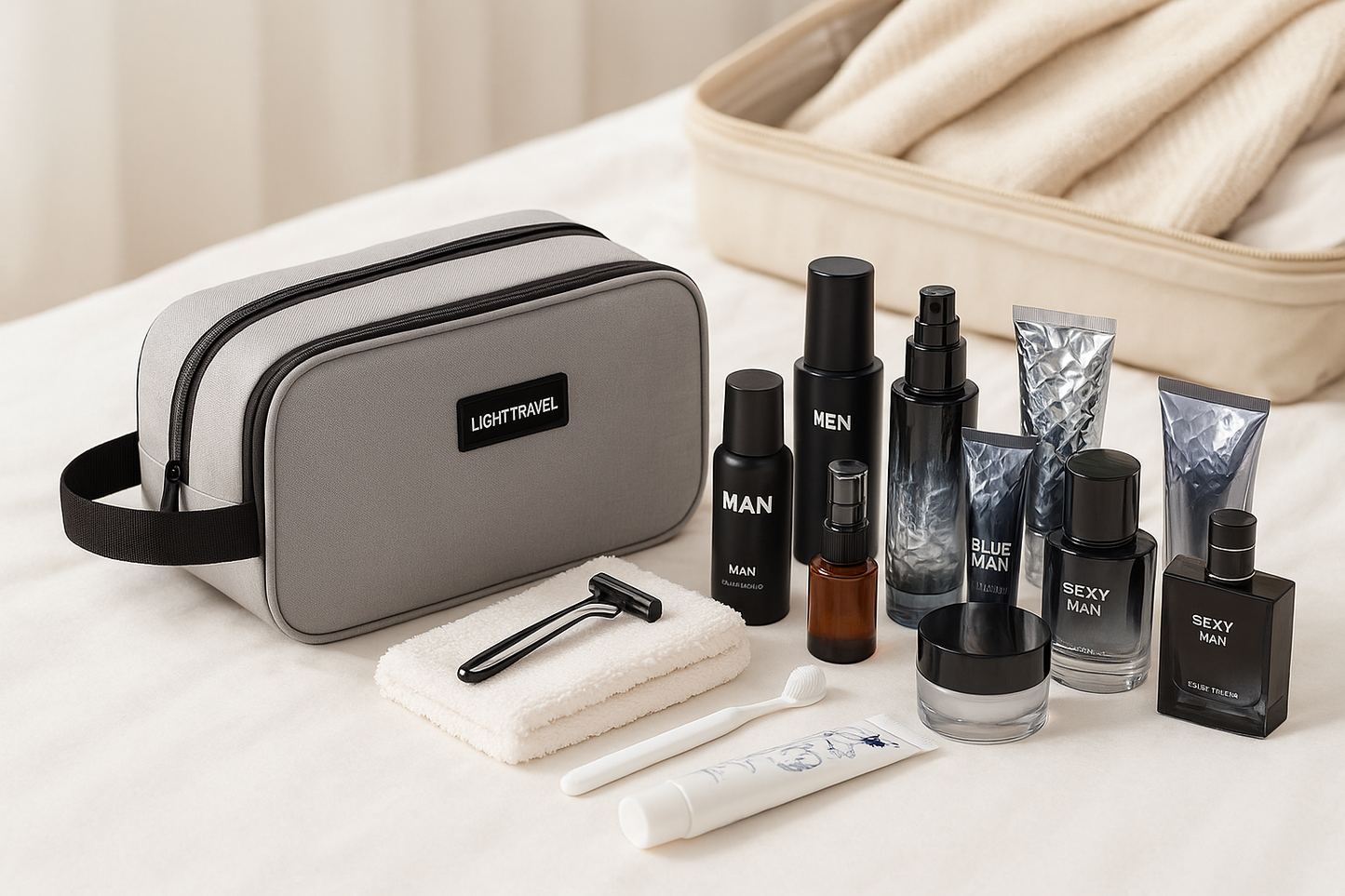 troussede toilette homme voyage organise parfaitement vos voyages