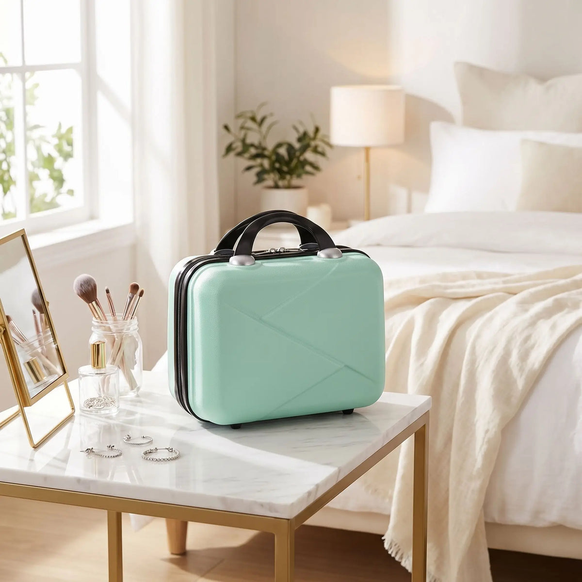 vanity case femme vert