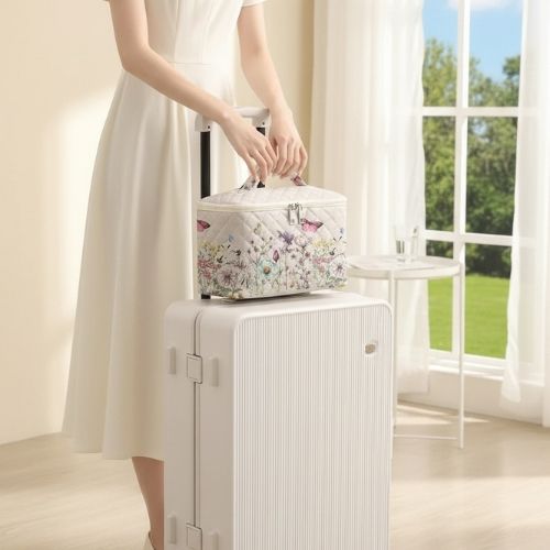 vanity souple rangement maquillage matelassee parfaite