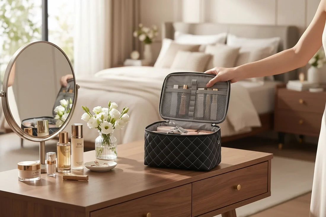 Quel rangement maquillage pour une coiffeuse ?