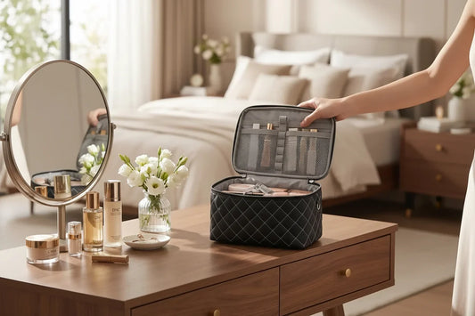 Quel rangement maquillage pour une coiffeuse ?
