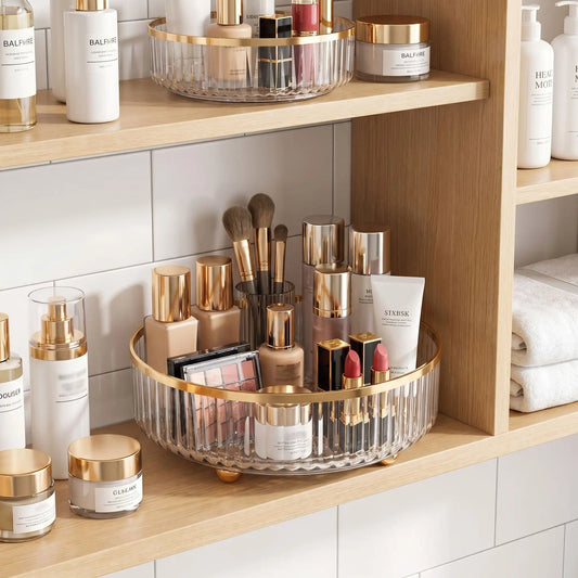 Quels sont les avantages d'un rangement maquillage rotatif ?
