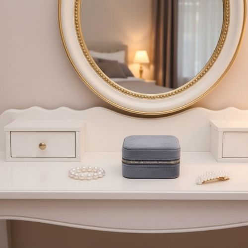 boite a bijoux fille grise parfaite