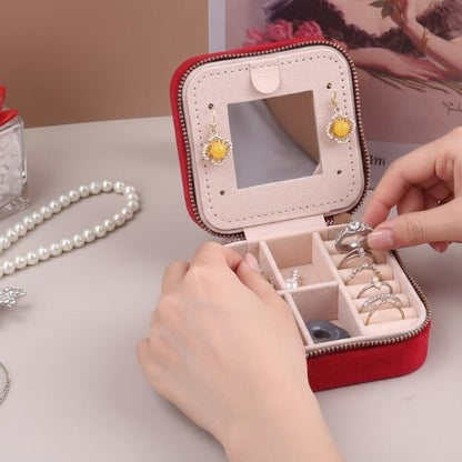 boite a bijoux fille velours