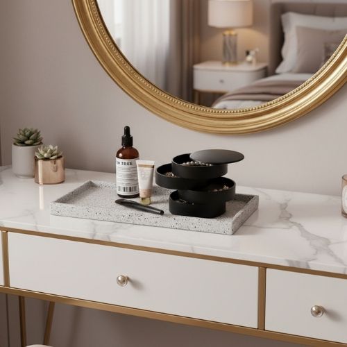 boite a bijoux systeme rotatif