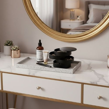 boite a bijoux systeme rotatif