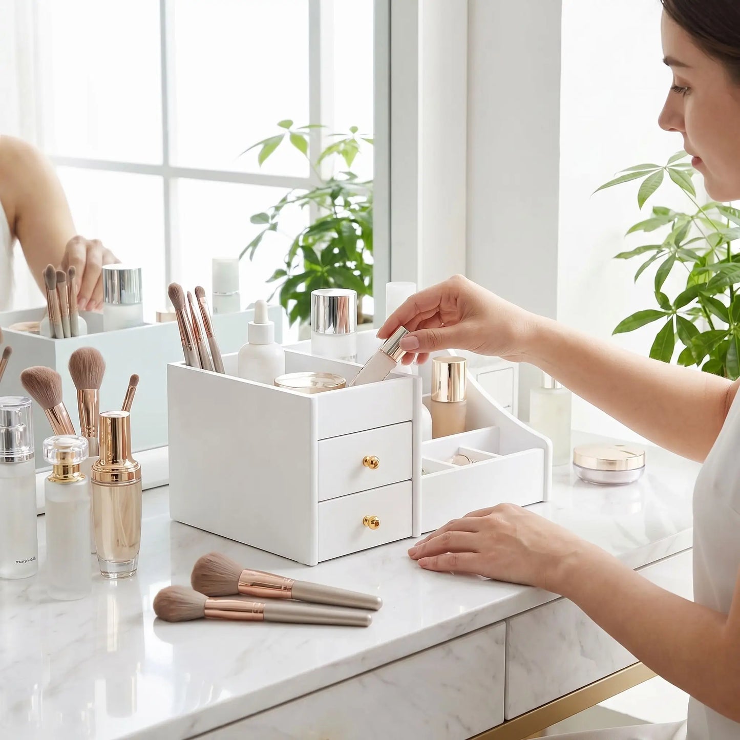 boite de rangement maquillage en bois parfaite