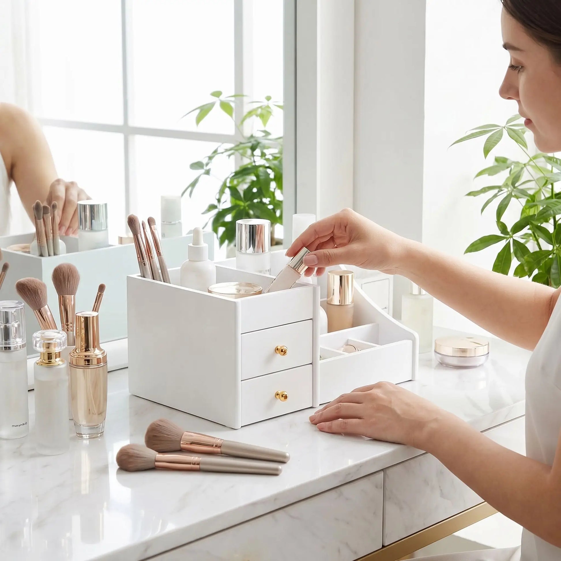 boite de rangement maquillage en bois parfaite