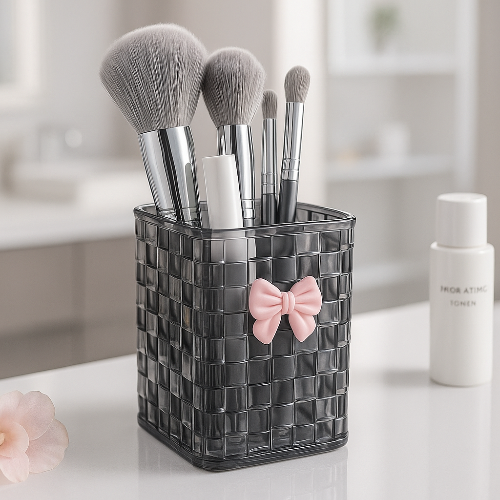 boite rangement maquillage noir