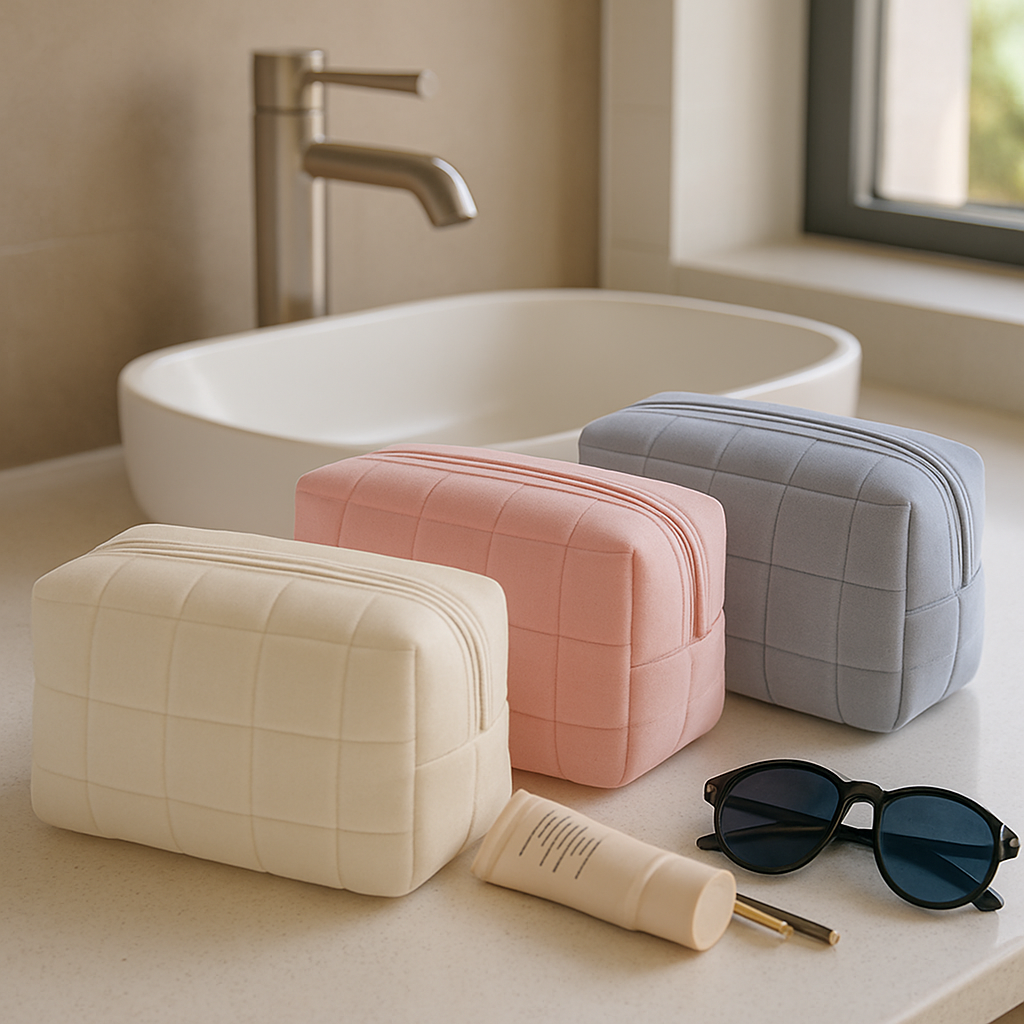couleurs disponibles pour trousse de toilette femme
