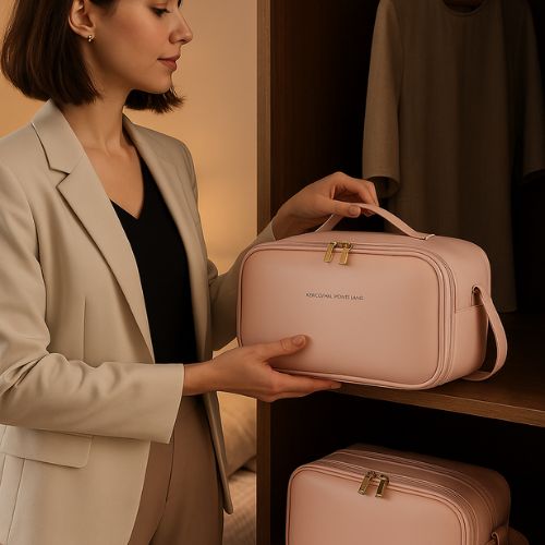 damme range sa trousse de toilette femme armoir