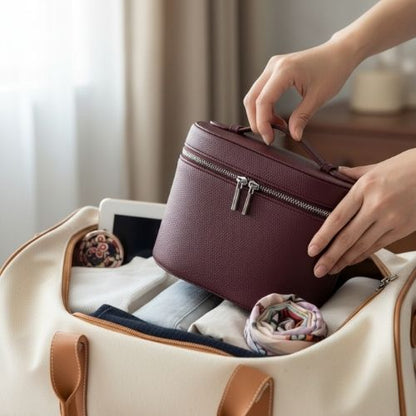 fille range vanity femme sac voyage