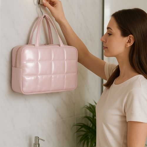 gain temps avec trousse de toilette femme