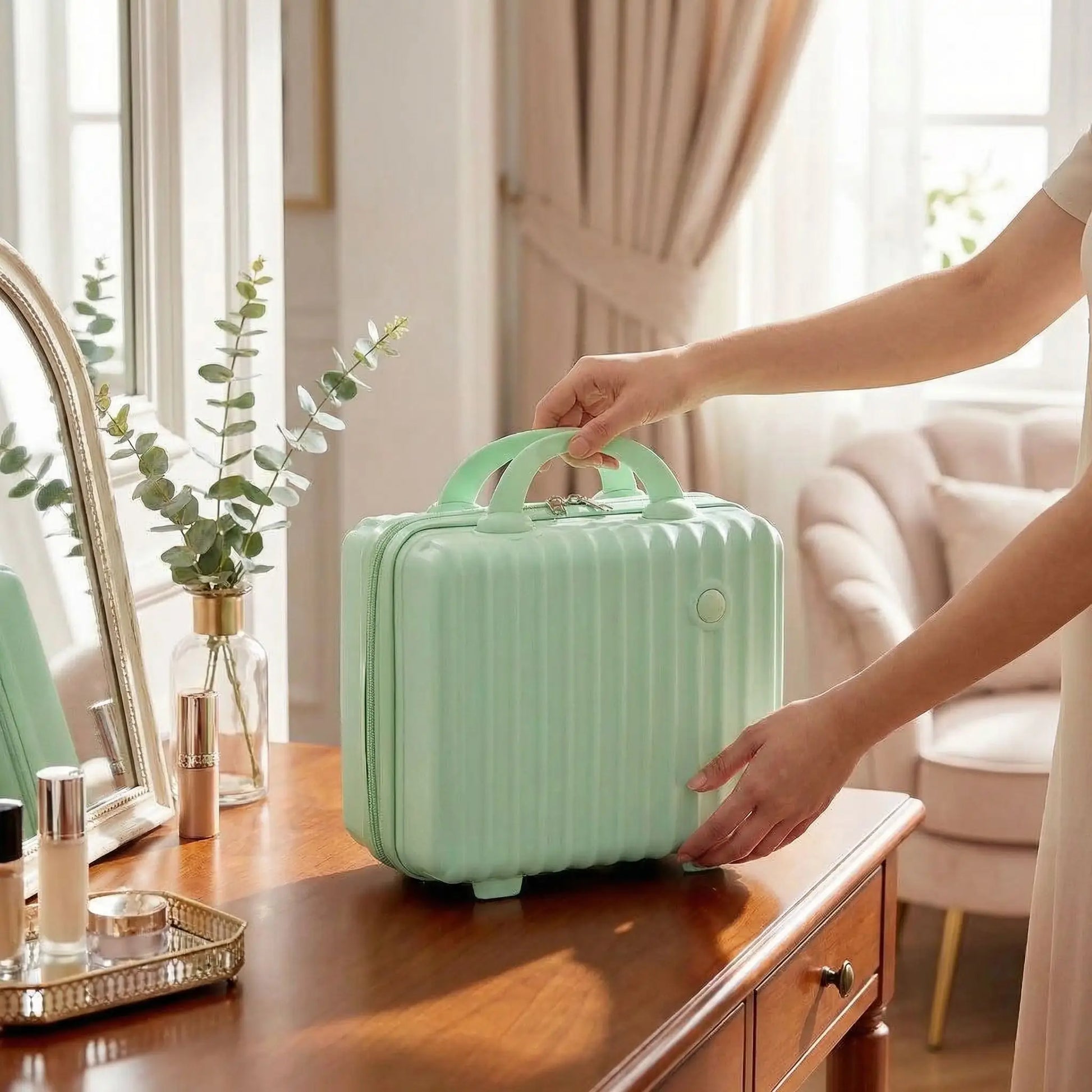 grand vanity femme vert