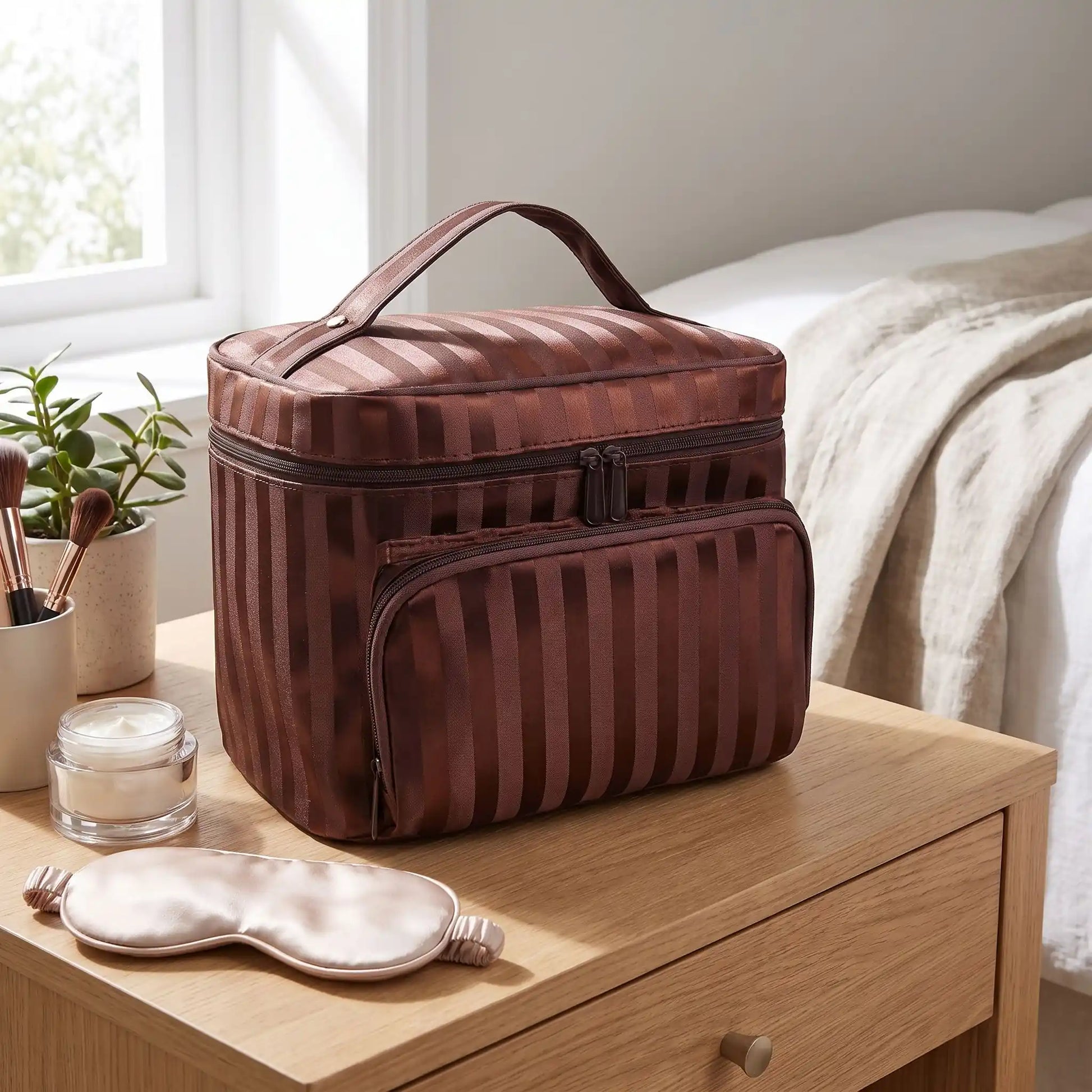 grand vanity souple femme super marron