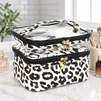 grande trousse de toilette femme blanc