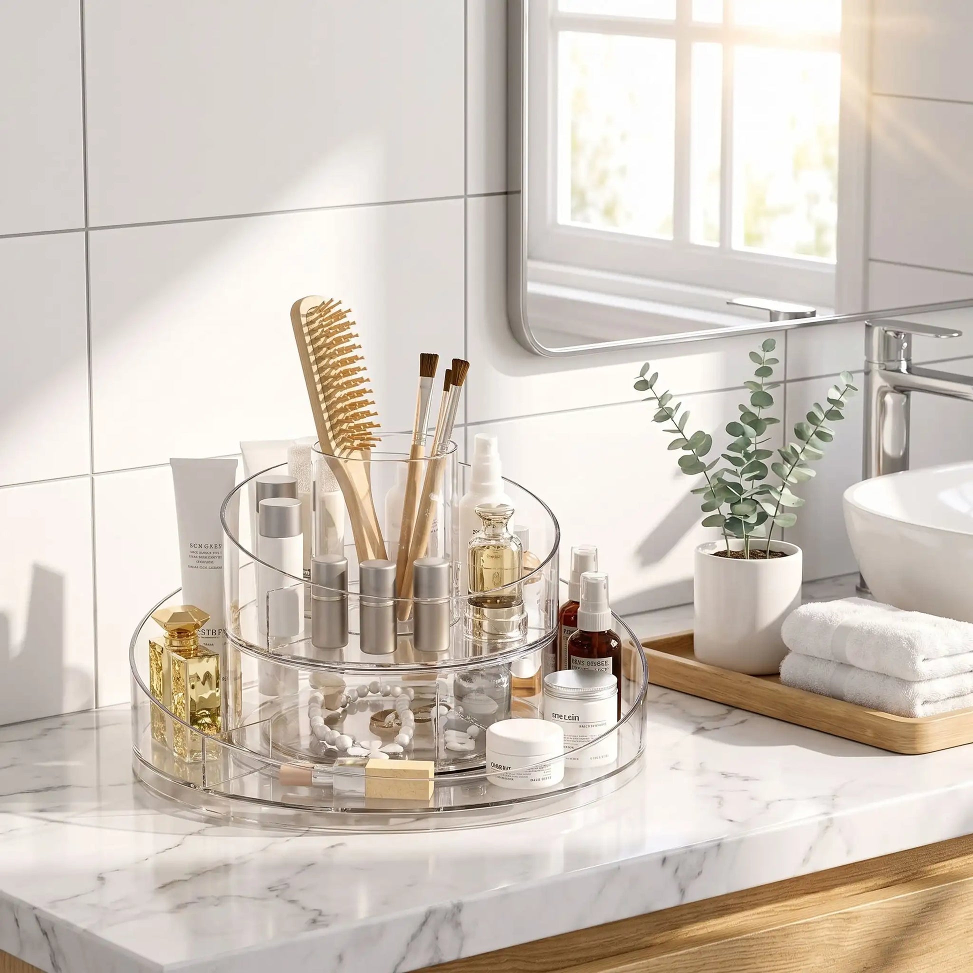 organisateur cosmetique rotatif parfait