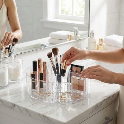 organisateur de maquillage bijoux ajustable rotatifsr otatifs a 360  degrespratique