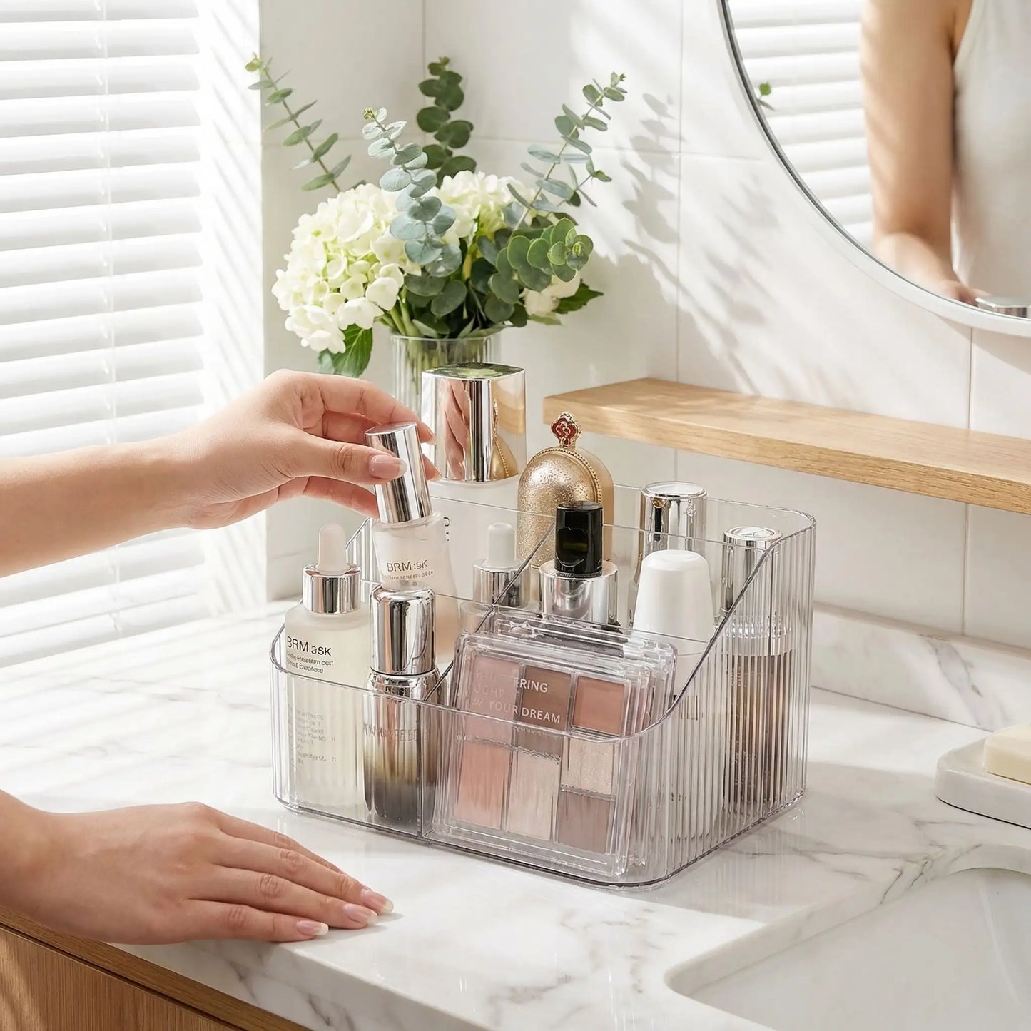organisateur maquillage parfait