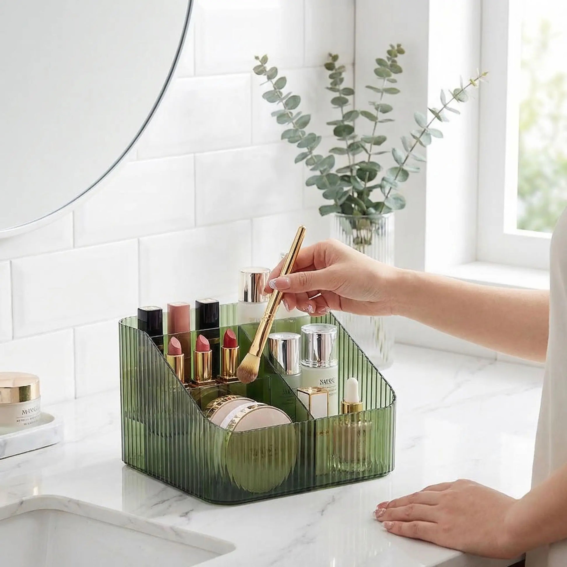 organisateur maquillage plastique haute qualite