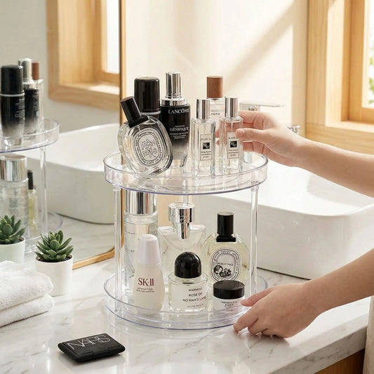 organisateur maquillage rotatif haute qualite