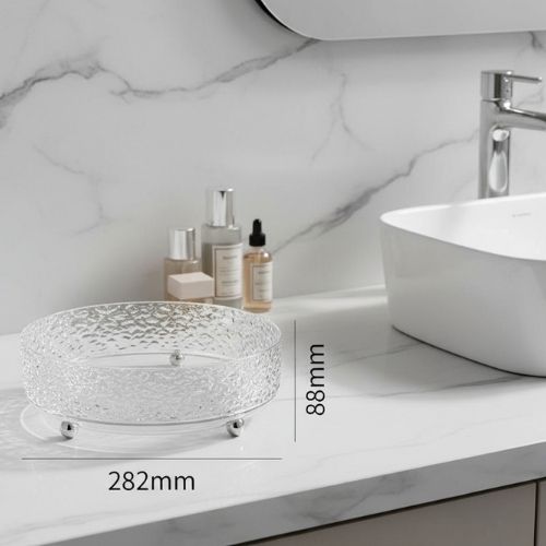 organisateur maquillage rotatif simple rangement