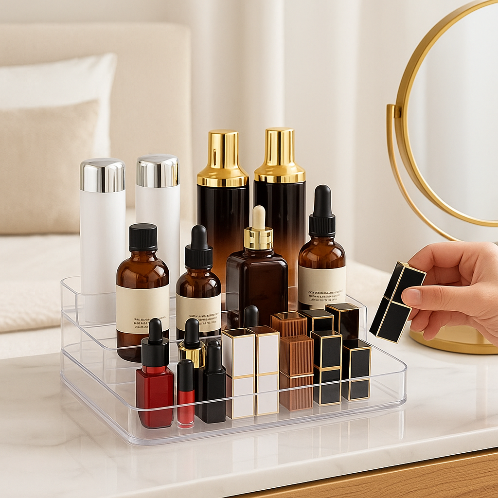 organisateur maquillage solution efficace