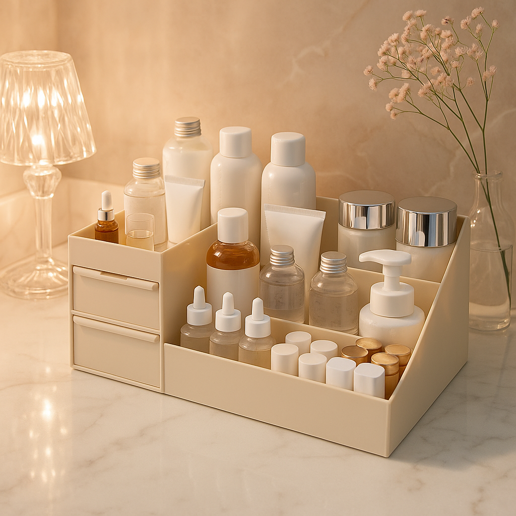 organisateur maquillage tranquilite esprit