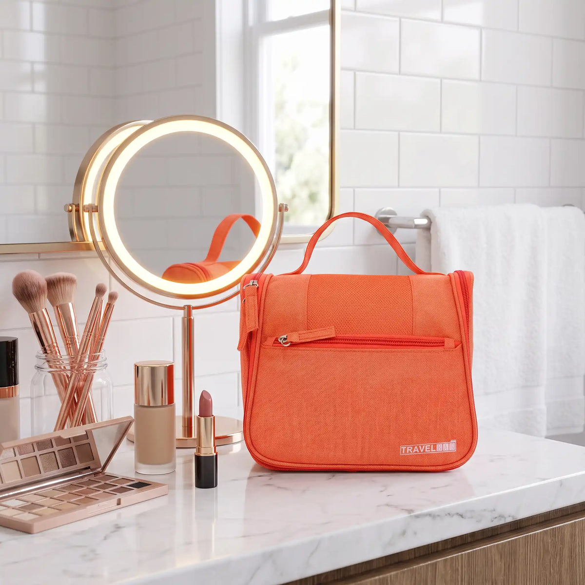 petit vanity femme orange