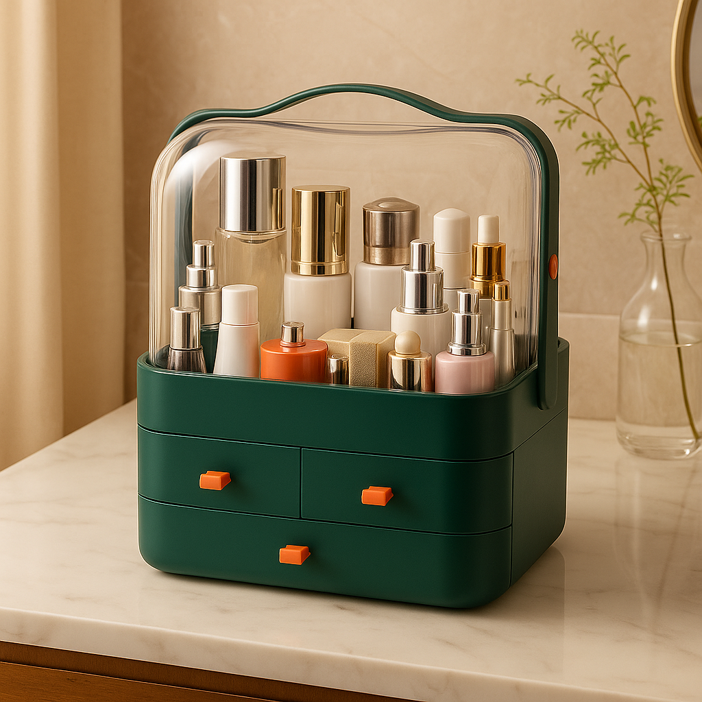 rangement maquillage adapte tout espace