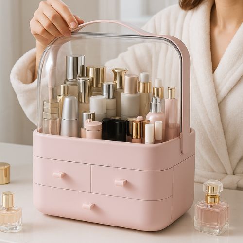 rangement maquillage conception compacte