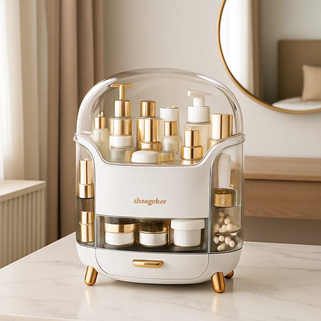 rangement maquillage ideal