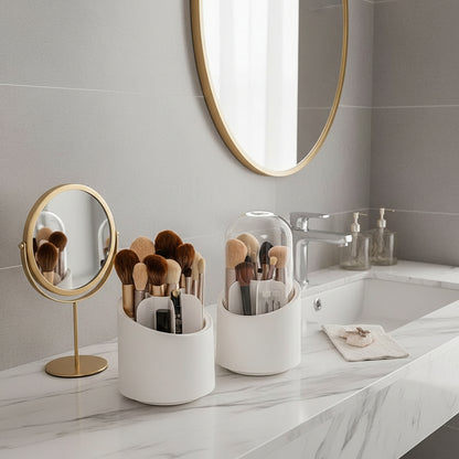 rangement maquillage porteur pinceuax beaute