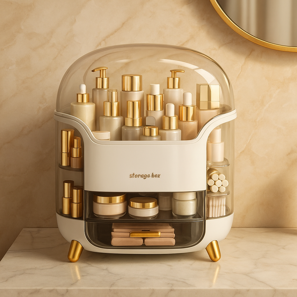 rangement maquillage pratique