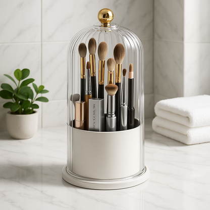 rangement maquillage rend chaque produit visible