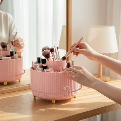 rangement maquillage rose magnifique