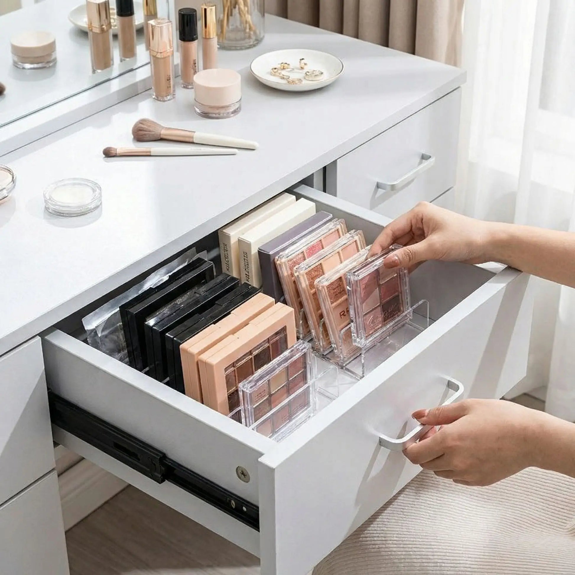 rangement maquillage tiroir parfait