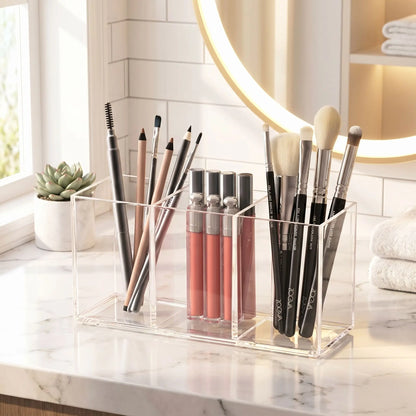 rangement pinceaux maquillage efficace