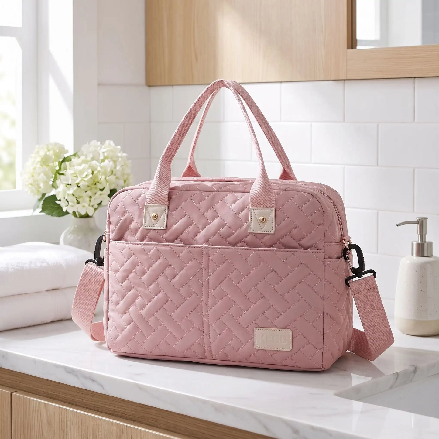 sac a langer vanity rose