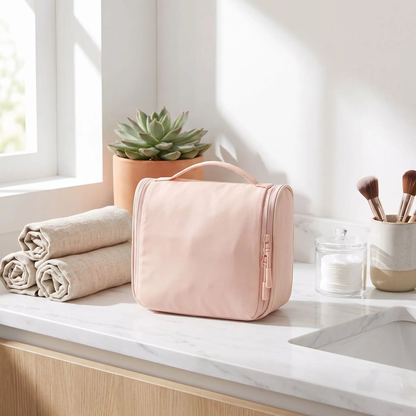 sac de voyage femme vanity rose