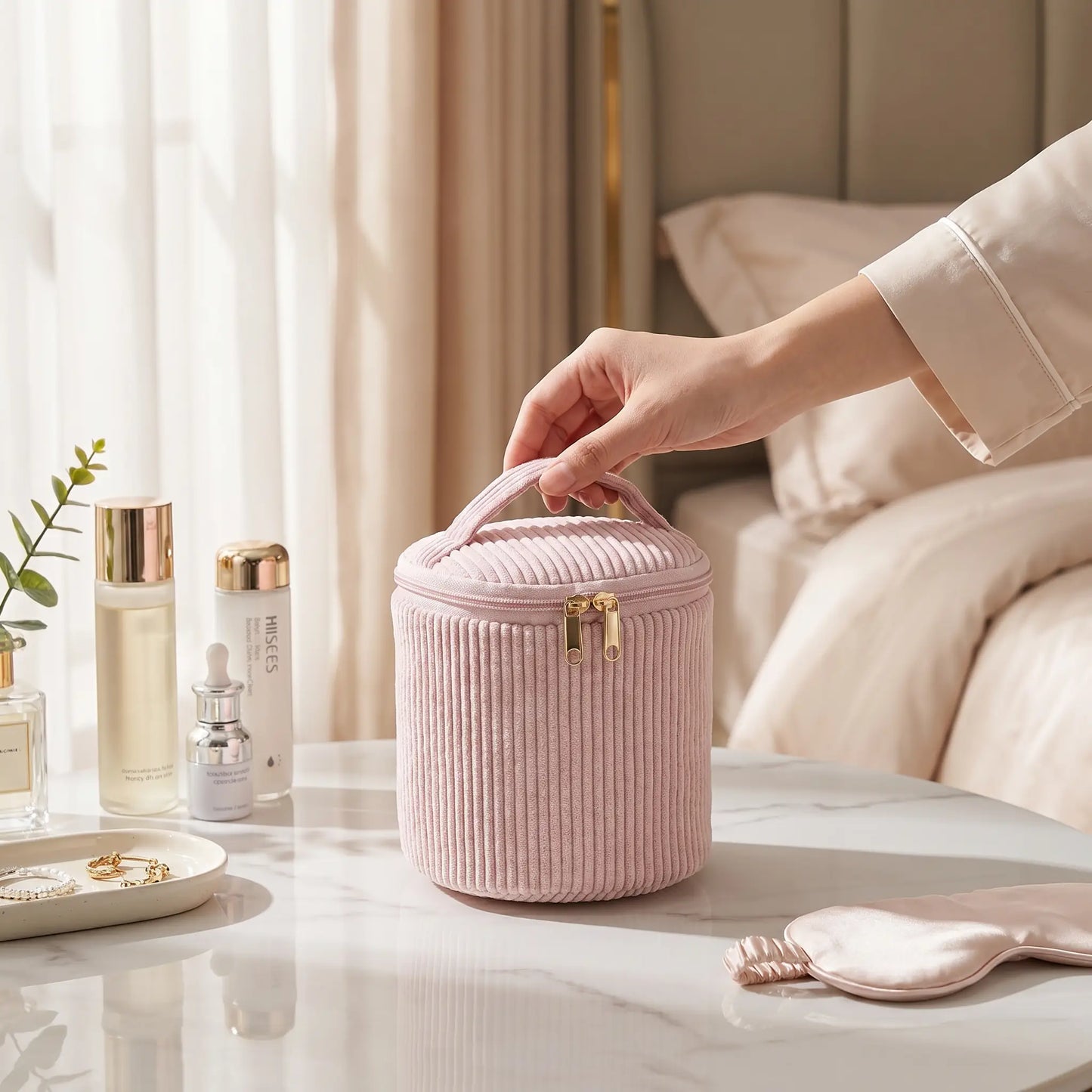 sac vanity rond pour femmer ose