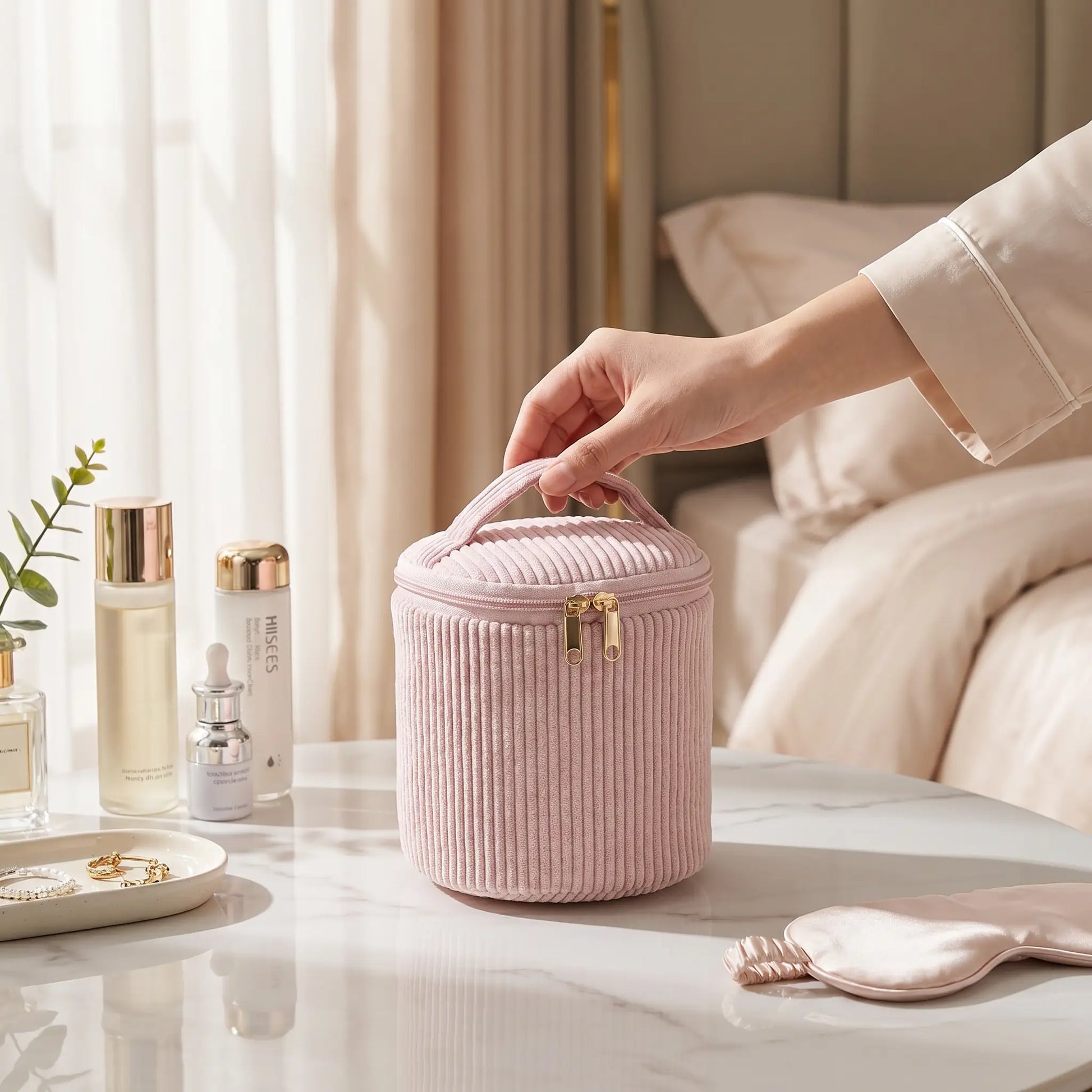sac vanity rond pour femmer ose