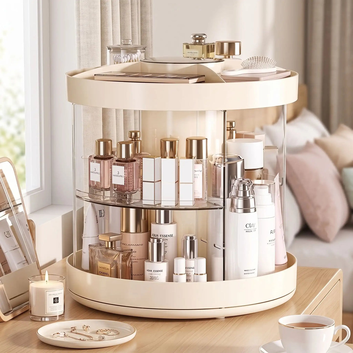 tour maquillage rotative indispensable